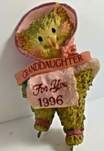 American Greetings With Love to a Sweet Granddaughter 1996 Kitten Ornament - £9.40 GBP