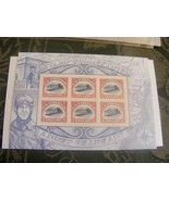 Inverted Jenny Souvenir Sheet of 6 $2 - $41.92
