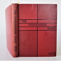 1936 Vintage Wanamaker Diary Oreland Pa Robert Everitt Has A Couple Entries - £37.77 GBP