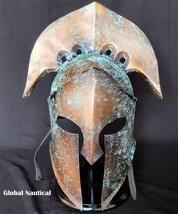 Old rustic look helmet 300 King Leonidas Spartan Greek Corinthian helmet - £86.29 GBP