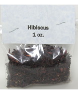 Red Hibiscus Flowers 1 oz Cut Culinary Herb Spice Flavoring Lemonade Tea... - £7.48 GBP