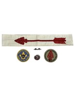 Vtg 1990&#39;s BSA Order Of The Arrow Lot Sash WWW Pin Patches Neckerchief S... - €20,11 EUR