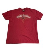 Harley-Davidson Waukon Iowa IA T-Shirt Large Red 2012 Distressed - $11.88