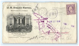 Antique U.S. Grant Hotel Envelope Ephemera - £7.58 GBP