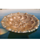 Antique Handmade Copper Fruit Bowl Tray Plate from Israel - $63.30 CAD