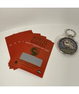Vintage Mortal Kombat Keychain &amp; Scratch Off Game Tickets 1995 Promo Items - $211.85 MXN