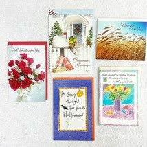 5 Assorted Greeting Cards Various Holidays With Envelopes New See Description - £5.58 GBP