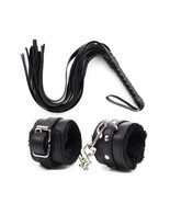 Bride to BE Bachelore Toy Handcuffs Set Of black Fur - $46.01