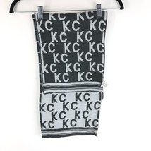 Reaction Kenneth Cole Womens Scarf Rectangle Logo All Over Print Gray 64... - £7.69 GBP