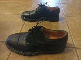 Mens Bostonian Classics 29063 First Flex Cap Toe Dress Shoes Black Size ... - £50.99 GBP
