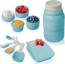 Comfify&#39;S Vintage Mason Jar Ceramic Kitchenware Set Is A Multi-Piece Kitchen - £26.94 GBP