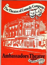Intimate Exchanges Souvenir Program The Theatre of Comedy Company Ambass... - £17.03 GBP