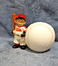 Vintage Ceramic Planter Little Boy Baseball Player  NAPCO Ware  Made in Japan - £11.63 GBP