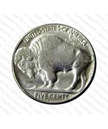 1913 S Type 2 (Line Above) Five Cent Buffalo Nickel Very Rare &amp; Sort Aft... - $14.99