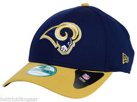 St. Louis Rams New Era 9Forty Fundamental Tech NFL Team Logo Cap Hat - £18.22 GBP
