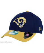 St. Louis Rams New Era 9Forty Fundamental Tech NFL Team Logo Cap Hat - £18.18 GBP