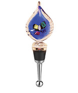 Glass wine bottle stopper - $10.95