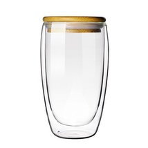 Double-walled Borosilicate Glass Mug for Infusing Coffee, Milk, Tea (15 ... - $12.69