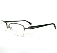 Prada VPR52O 5AV-1O1 Eyeglasses Frames Black Gray Rectangular Cat Eye 52-17-135 - £59.99 GBP