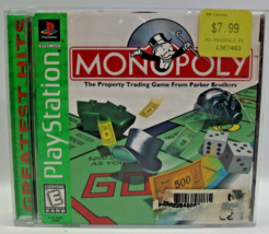 Monopoly PS1 PlayStation 1 Video Game CIB Tested Works - £6.35 GBP