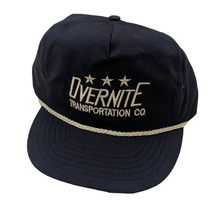 Overnite Transportation Snapback Hat Baseball Cap Adjustable Vintage 90s - £17.90 GBP