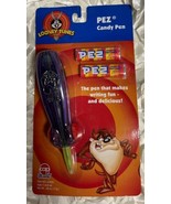 PEZ 1999 Looney Tunes TAZ Candy Replaceable Pen Candy Dispenser MOC new - $6.88