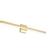 Joossnwell Gold Bathroom Vanity Light Bar 35.4&quot; Inch Modern LED Bath Vanity - £76.29 GBP