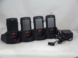 Janam XM66W-1NAFBR00 Mobile Computers 4ea. /w CKT-P4-002U 4-Slot Charger Combo - £792.33 GBP