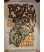 Pearl Jam Poster August 8th 2009 Calgary Alberta - $252.14 CAD