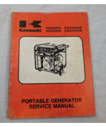 Kawasaki generator KG4000/5000  service manual - $14.80