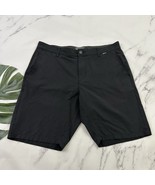 Linksoul Mens Breathable Mesh Shorts Size 36 Black Stretch Golf Flat Front - $445.49 MXN