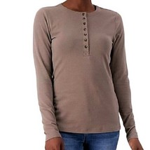 Girl With Curves Jersey Knit Henley Top SMALL (892) - £15.80 GBP