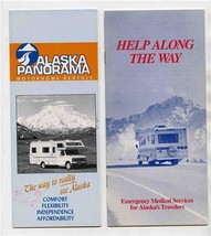 Alaska Panorama Motor Home Rentals &amp; Emergency Medical Services Booklets - £17.13 GBP