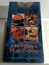 1996 COOKING IN CONCERT COOKBOOK AND TWO CD BOX SET HOLIDAYS IN HARMONY - £11.59 GBP