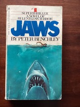 Jaws - Peter Benchley - Thriller - 1ST Bantam Paperback Printing 1975 - Shark - £12.01 GBP