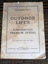 XRARE: ~1912 Outdoor Life&#39;s Catalog No. 3 - guns, camping, fishing - £75.17 GBP