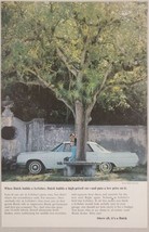 1964 Print Ad Buick LeSabre 4-Door Car Couple Pose by Tree - £10.92 GBP