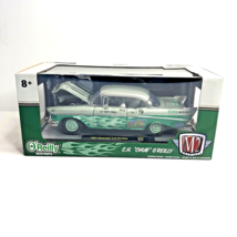 M2 Machines O&#39;Reilly Auto Parts 1957 Chevrolet 210 Hardtop 1/24 Diecast New in B - £38.65 GBP