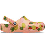 Crocs Women&#39;s Classic Retro Resort Clog - Papaya/Multi M8/W10 - $56.09