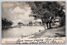 NJ Picturesque Wesley Lake With Homes 1907 Postcard B44 - $19.95