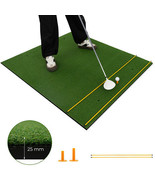 Artificial Turf Mat for Indoor and Outdoor Golf Practice Includes 2 Rubb... - €122,38 EUR