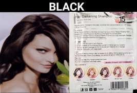 5 Pcs Black Herbal Hair Dye SHAMPOO-DYE Gray Hair Permanent Colors In Minutes - £11.79 GBP+