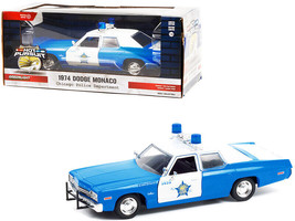 1974 Dodge Monaco Blue and White CPD &quot;Chicago Police Department&quot; (Illinois) &quot;... - £33.53 GBP