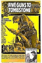 Five Guns To Tombstone DVD (2016) James Brown, Cahn (DIR) Cert PG Pre-Owned Regi - £14.00 GBP
