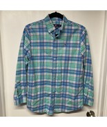 Vineyard Vines Boys The Whale Shirt Plaid Flannel Long Sleeve Button Up ... - $31.68