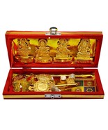 Metal Brass Sri Dhan Laxmi -Kuber Bhandari Yantra (Gold1.5 Inch X 2.3 In... - £19.54 GBP