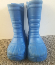 CROCS Snow Rain Boots Blue Unisex Kids 8-9 - £14.00 GBP