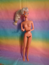 Vintage 1976 Mattel Barbie Doll Blonde Hair Blue Eyes Nude - as is - for parts - £3.11 GBP