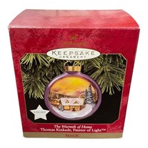 1997 Hallmark Keepsake Ornament The Warmth of Home Thomas Kinkade Magic ... - $8.04