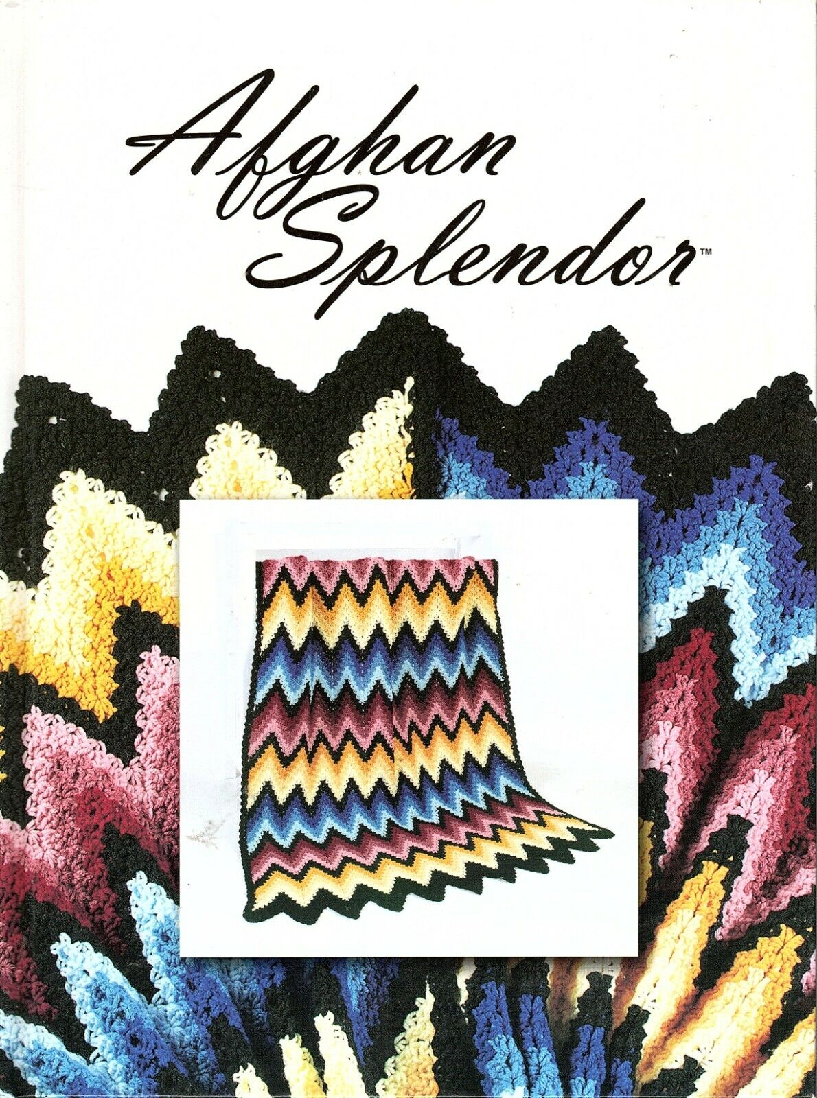 Needlecraft Shop Afghan Spendor 50 Crochet Afghan Patterns Hardcover 2000 - $12.07
